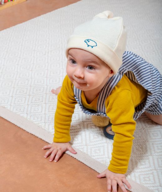 Bonnet lutin en laine mérinos pour enfant