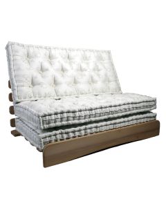Matelas Tradition en 3 parties en pure laine