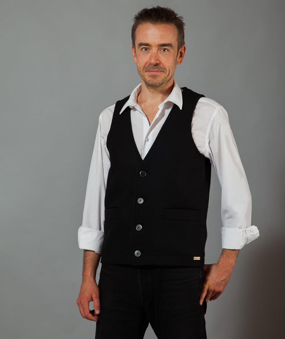 Gilet sans manche en laine pour homme – Élégance, chaleur et fabrication  française
