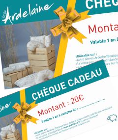Chèque cadeau de 20 €