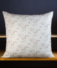 Coussin de lecture en laine