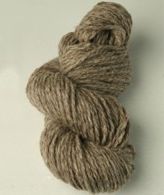 Fil à tricoter en laine - Camel - Aiguille 6