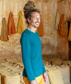 T-Shirt manches longues homme en laine mérinos