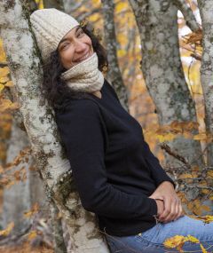 Snood torsades en laine