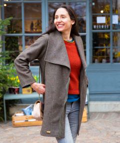 Manteau en laine fin de collection - St Agreve