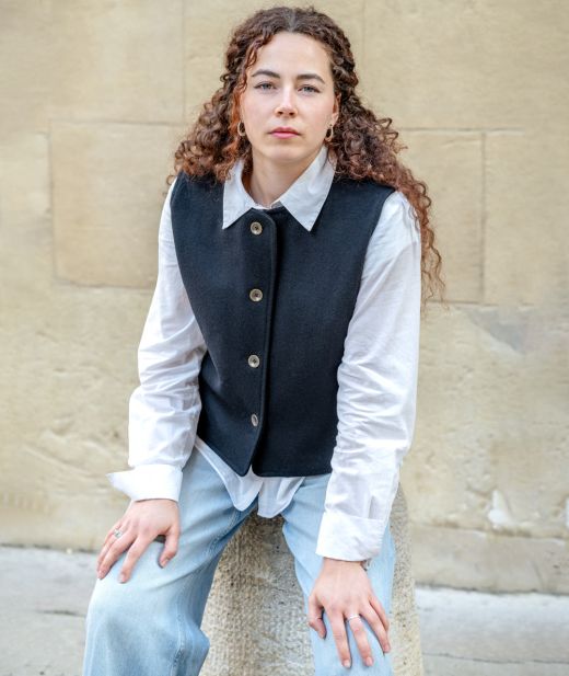 Veston sans manches en laine - Juliennes