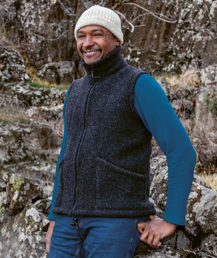 Bonnet cotelé en laine
