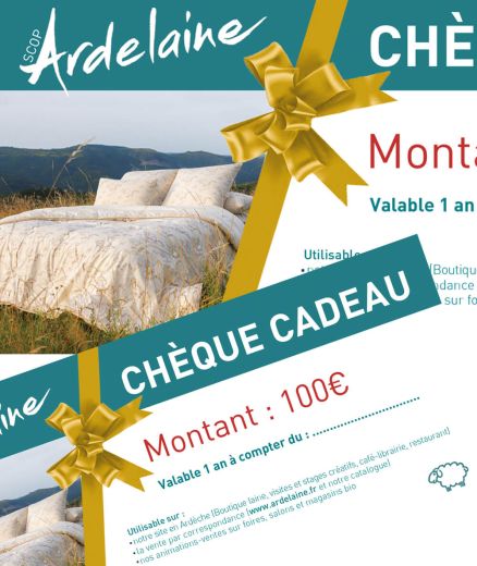 Chèque cadeau Ardelaine 100 € – Cadeau durable et engagé