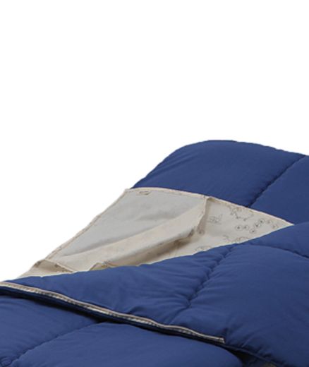 Drap pour sac de couchage adulte - coton bio