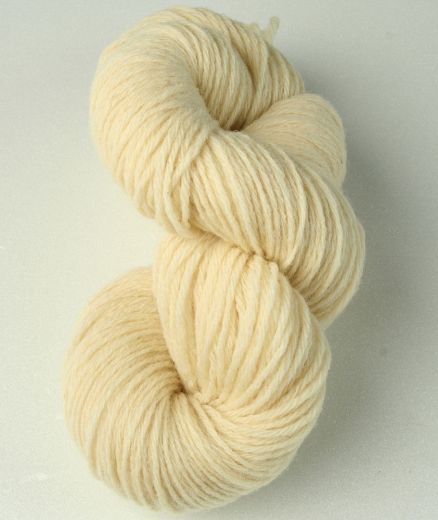 Fil à tricoter en laine - Ecru - Aiguille 4