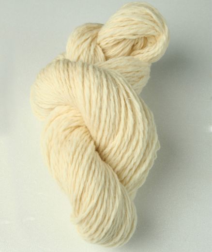 Fil à tricoter en laine - Ecru - Aiguille 5