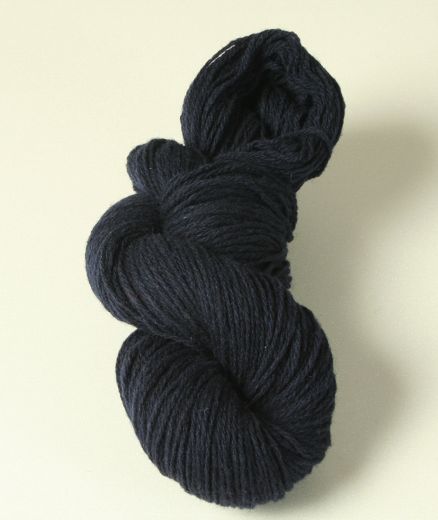 Fil à tricoter en laine - Marine - Aiguille 3.5