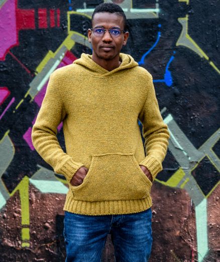 Pull à capuche en laine - Borée