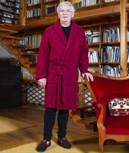 Robe de chambre en laine