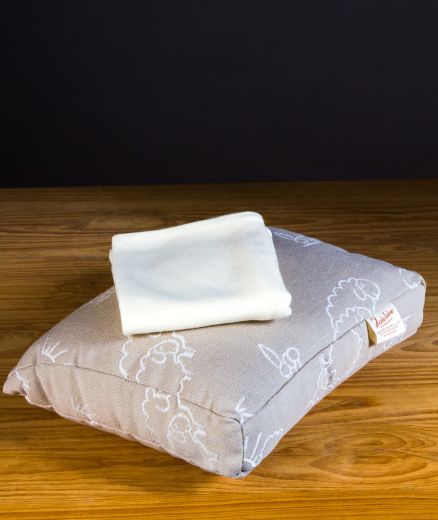 Taie pour Coussin de dos en coton bio