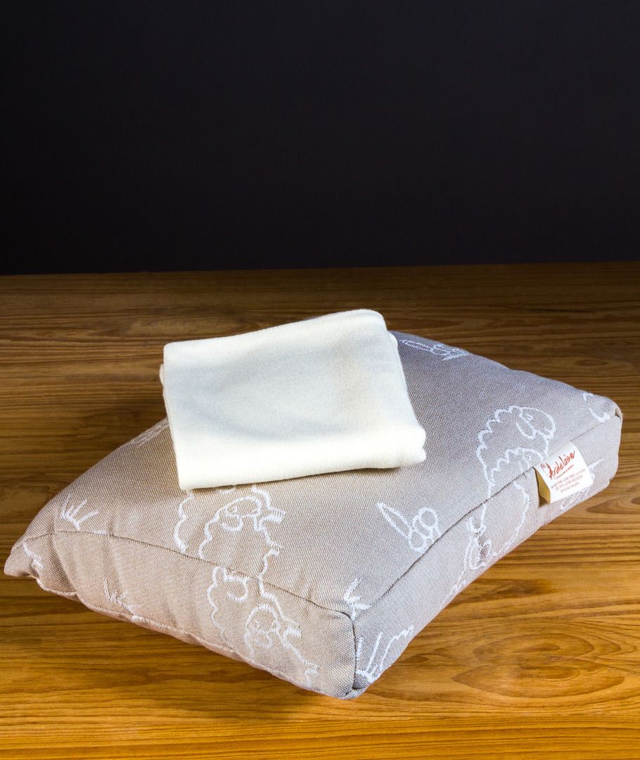 Taie pour Coussin de dos en coton bio