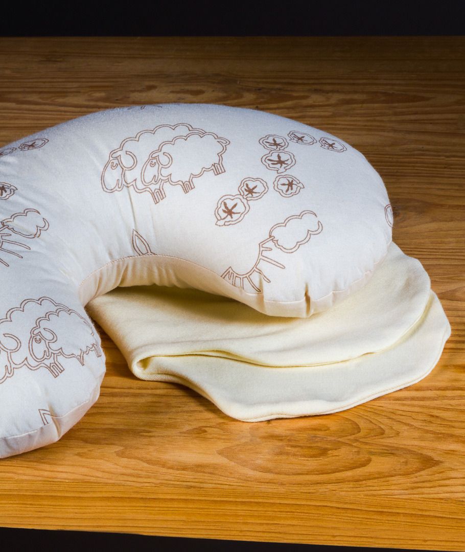 Taie pour Coussin de nuque en coton bio