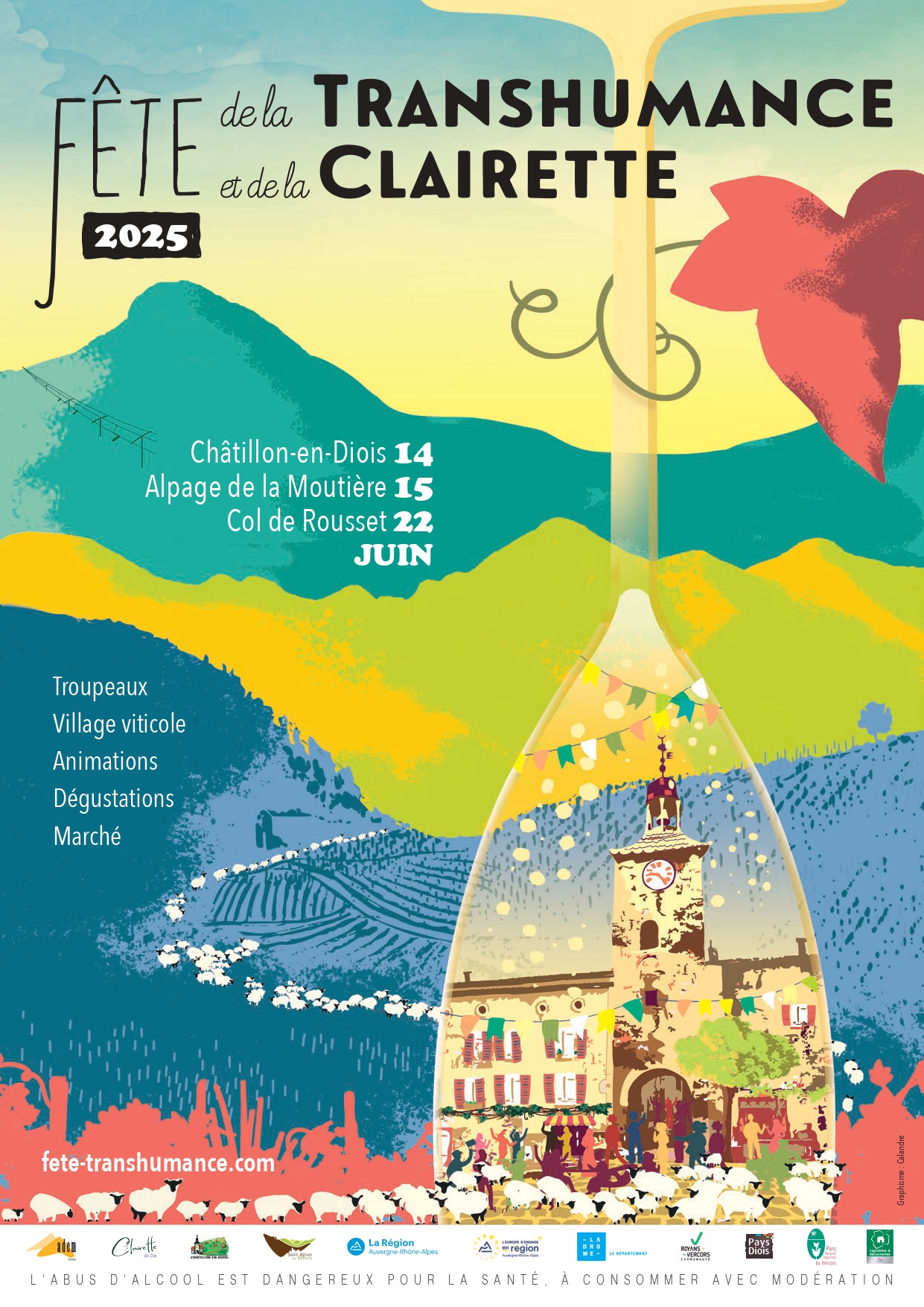 Fête de la transhumance à Châtillon-en-Diois (26) illustration