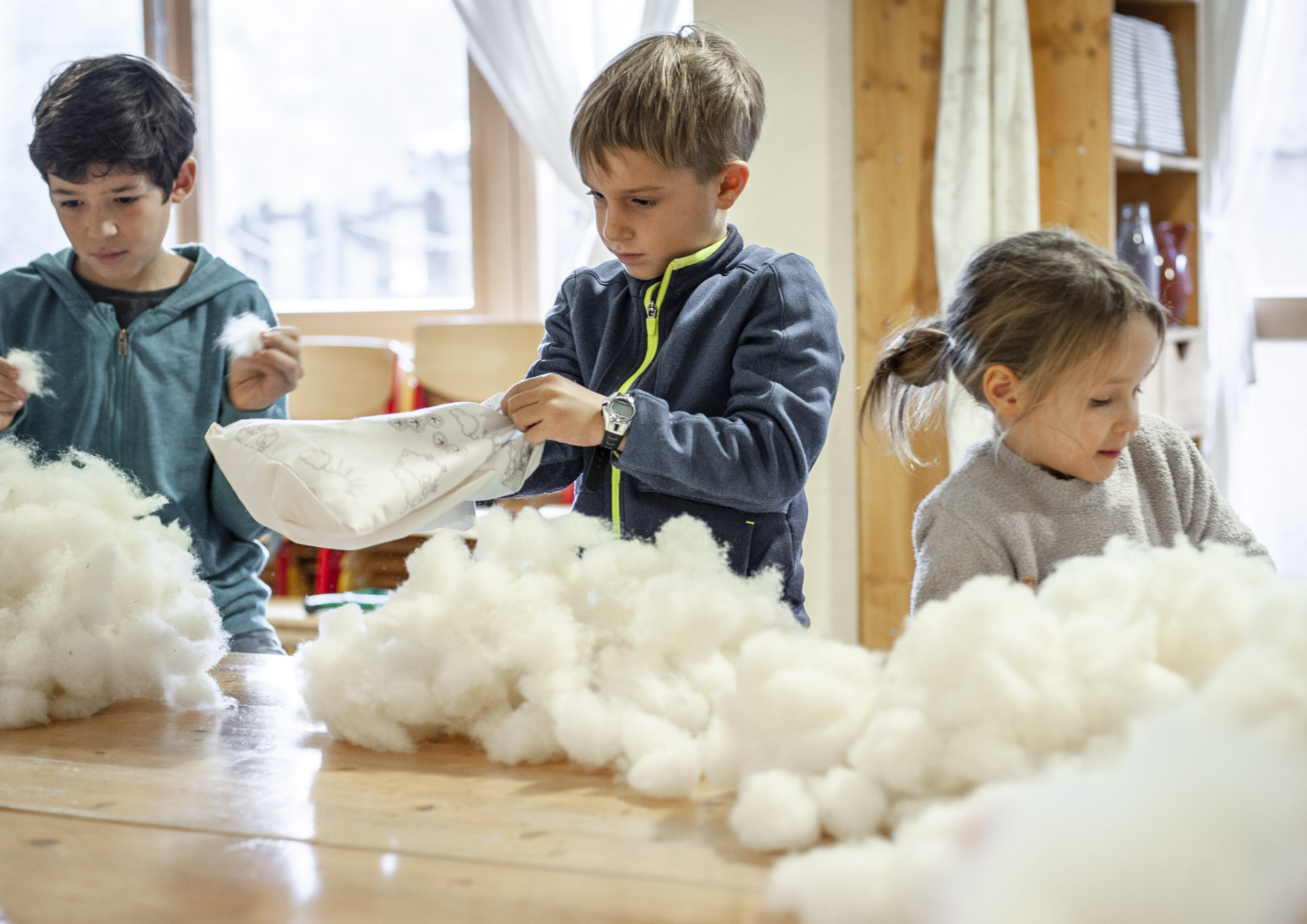 Atelier créatif - Fabrication d'un coussin illustration