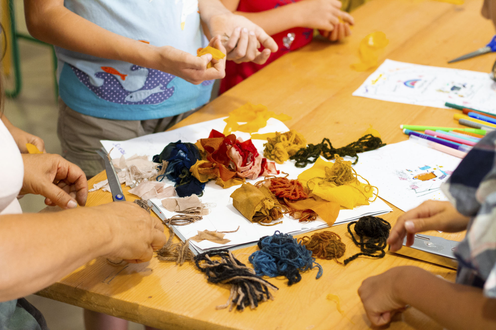 Atelier créatif - Teinture végétale illustration