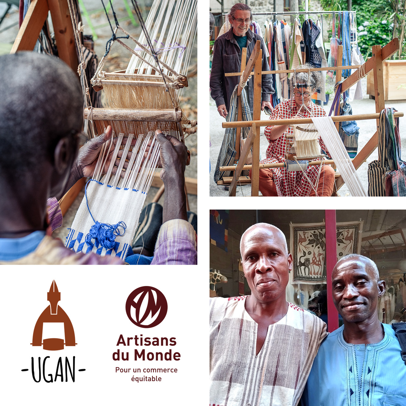 Rencontre avec les tisserands de Côte d'Ivoire illustration