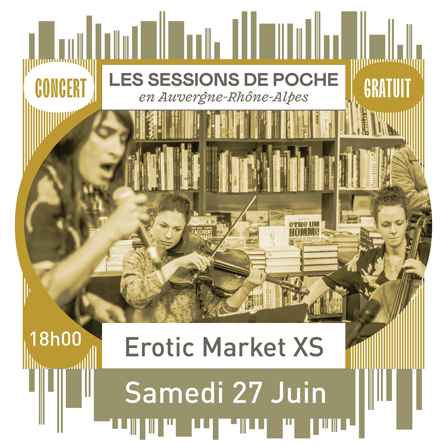 CONCERT à la librairie - 2026 illustration