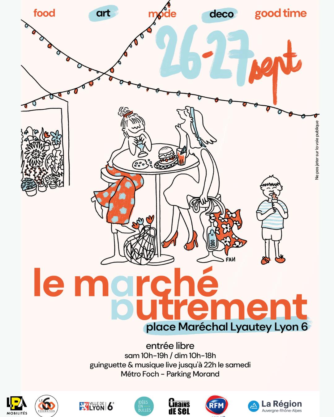 Le marché Autrement à Lyon (69) illustration